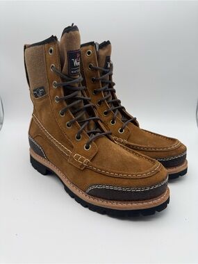 Woolrich Mens Squatch Above Ankle Waterproof Work Casual Tan Boots Sz 10.5 US